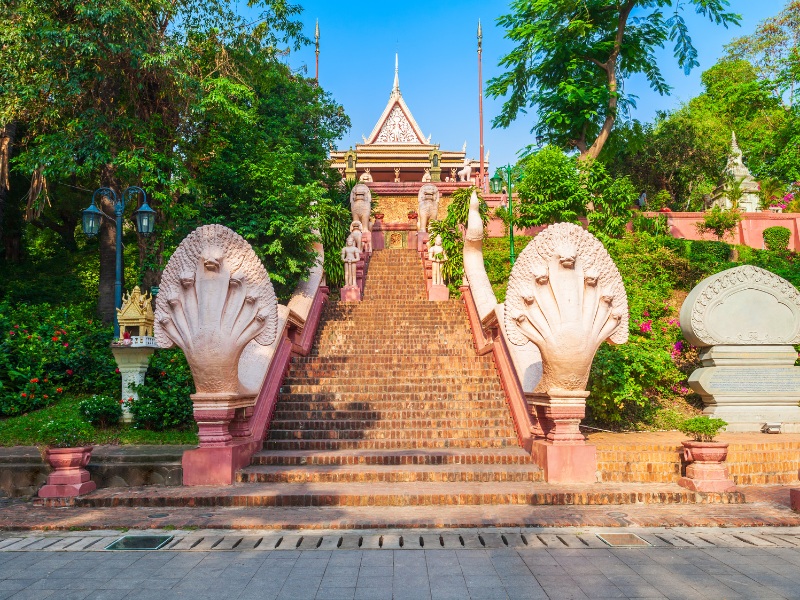 Wat Phnom, nét văn hóa tâm linh nổi bật của thủ đô Phnom Penh